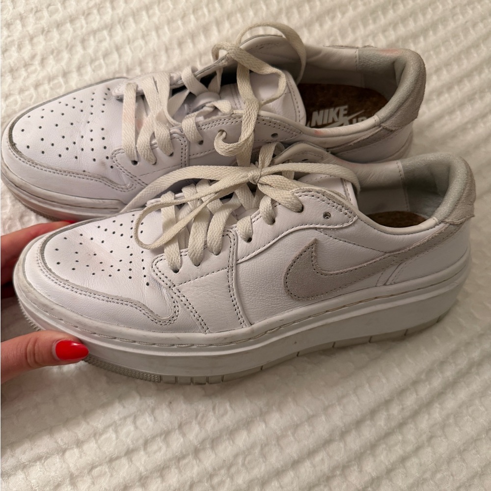 Nike Women's White and Gray Sneakers